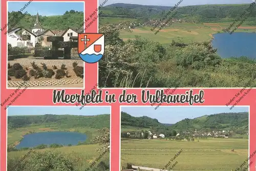 5560 WITTLICH - MEERFELD, Mehrbild-AK, Gemeindewappen