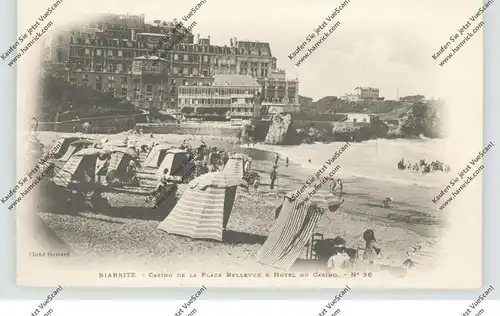 F 64200 BIARRITZ, Casino de la Plage Bellevue & Hotel du Casino, ca. 1905