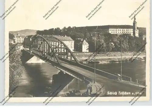 BÖHMEN & MÄHREN - TETSCHEN / DECIN, Schloß Tetschen an der Elbe, 1940