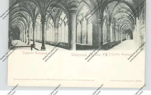 3425 WALKENRIED, Kloster, Doppelter und Einfacher Kreuzgang, Stengel Berlin, 1902