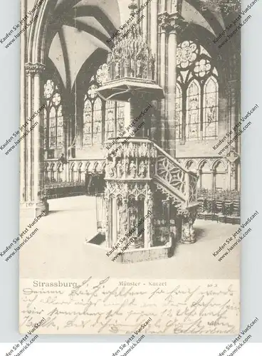 F 67000 STRASBOURG / STRASSBURG, Münster, Kanzel, 1903