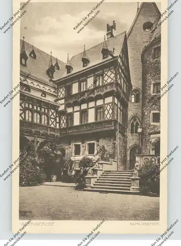 0-3706 WERNIGERODE, Schlosshof