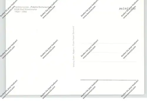 5358 BAD MÜNSTEREIFEL - EICHERSCHEID, Tambourkorps Fidelia Eicherscheid 1920-1980