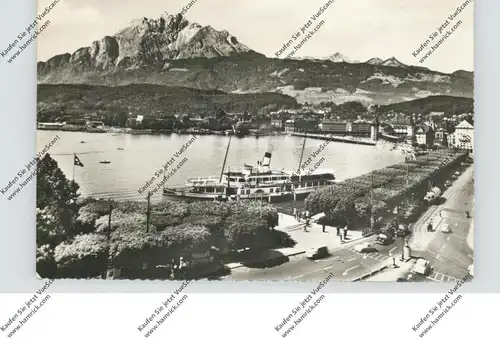 BINNENSCHIFFE - VIERWALDSTÄTTERSEE, Raddampfer "STADT LUZERN", 1957