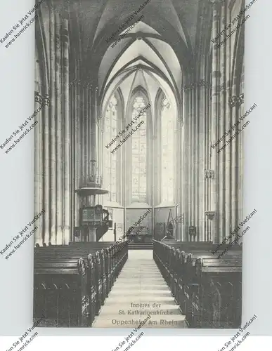 6504 OPPENHEIM, St. Katharinenkirche, Innenansicht