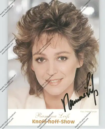 TV-UNTERHALTUNG - RAMONA LEISS, Autogramm