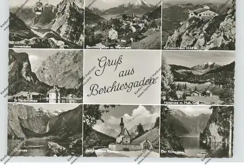 8240 BERCHTESGADEN, 800 Jahre "Goldene Bulle", 1956, 3 AK mit Sonderstempeln