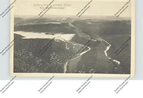 5372 GEMÜND, Urfttalsperre, Blick vom Wildbretshügel, 1912