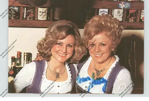 MUSIK - MARIA & MARGOT HELLWIG, 3 AK, teils mit Autogramm