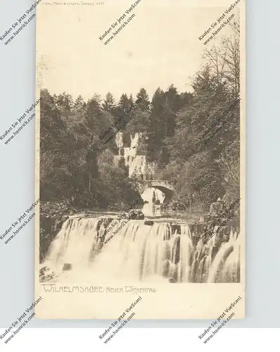 3500 KASSEL - WILHELMSHÖHE, Neuer Wasserfall, Rehn & Linzen, ca. 1905