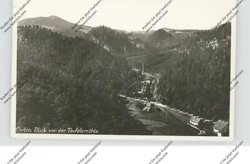 0-8806 OYBIN, Blick von der Teufelsmühle,1942