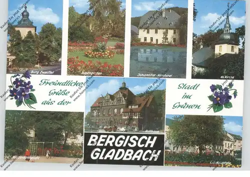 5060 BERGISCH GLADBACH, Mehrbild - AK