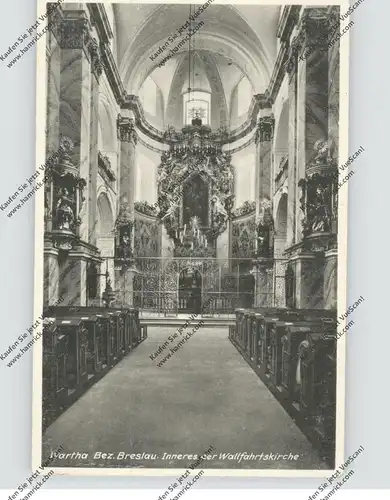 NIEDER-SCHLESIEN - WARTHA / BARDO, Inneres der Wallfahrtskirche