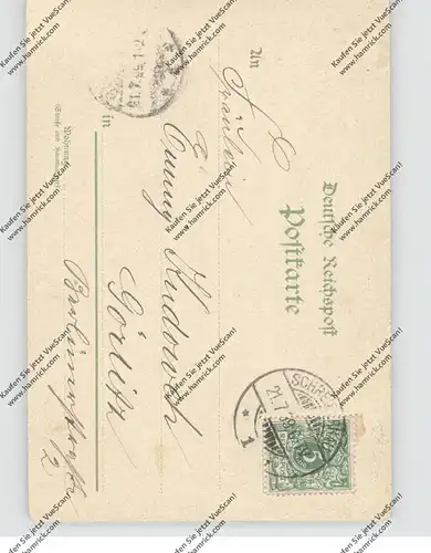 NIEDER-SCHLESIEN - SCHREIBERHAU / SZKLARSKA POREBA, Lithographie 1899, Hotel Klose, Josephinenhütte, kl. Druclstellen