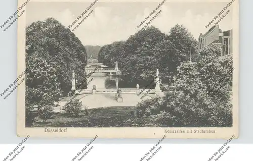 4000 DÜSSELDORF, Königsallee mit Stadtgraben