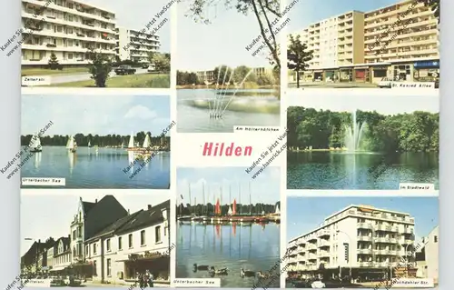 4010 HILDEN, Mittelstrasse, Unterbacher See, St. Konrad Allee....