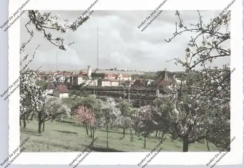 7130 MÜHLACKER, Baumblüte, Bahnhof