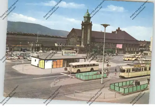 BAHNHOF / Station / La Gare, HAGEN, Hauptbahnhof, Tram, Omnibus