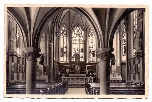 5300 BONN - VENUSBERG, Marienhospital, Innenansicht Kirche, 1938