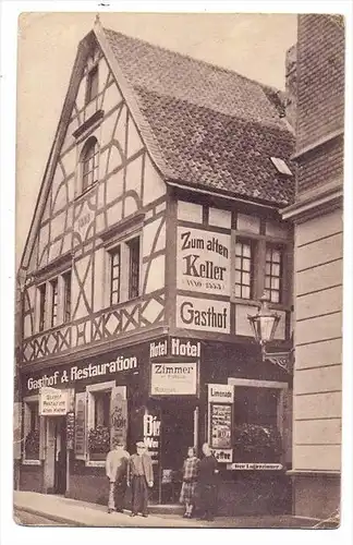 5300 BONN, Gasthof "Zum alten Keller", Rheingasse, kl. Knick