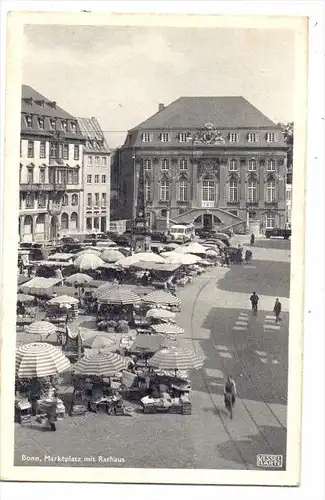 5300 BONN, Marktplatz mit Rathaus