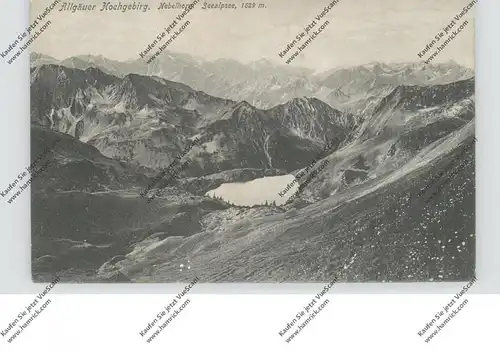 8980 OBERSTDORF, Nebelhorn, Seealpsee, 1909