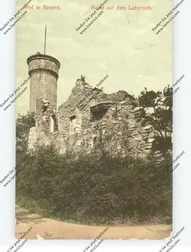 8670 HOF, Ruine auf dem Labyrinth, 1906