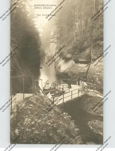 BÖHMEN & MÄHREN - HERRNSKRETSCHEN-STINNERSDORF / HRENSKO-MEZNA, Der breite Stein