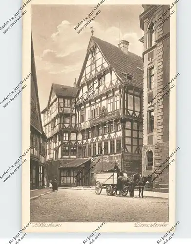 3200 HILDESHEIM, Domschenke, Pferdefuhrwerk Rittergut Wendhausen, 1919
