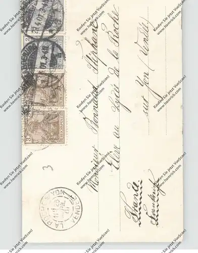 0-3000 MAGDEBURG, Dom, Passepartout-Karte 1901