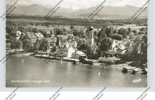 8124 SEESHAUPT, Starnberger See, Luftaufnahme 1962