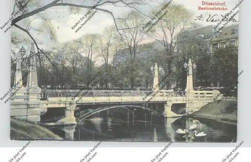 4000 DÜSSELDORF, Bastionsbrücke, 1906