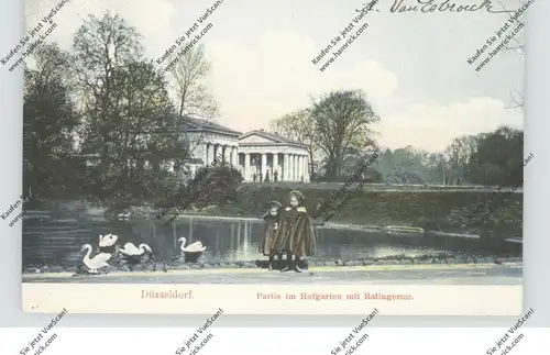 4000 DÜSSELDORF, Hofgarten, Ratinger Tor, 1906