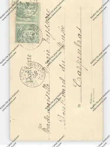 5330 KÖNIGSWINTER, Drachenfels, Künstler-Karte Karl Oenike, 1900