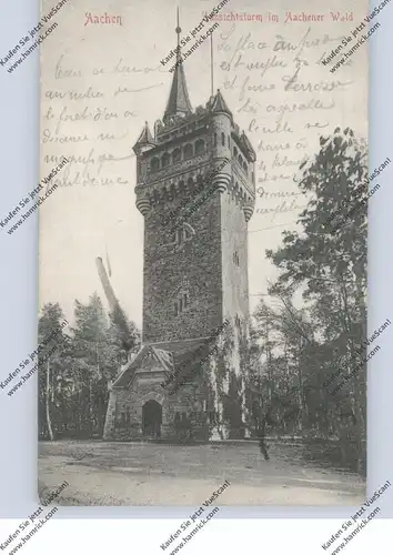 5100 AACHEN, Aussichtsturm Aachener Wald, Stengel, 1907