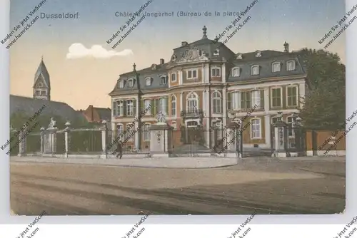 4000 DÜSSELDORF - PEMPELFORT, Schloß Jägerhof, franz. Bestzung, 1924