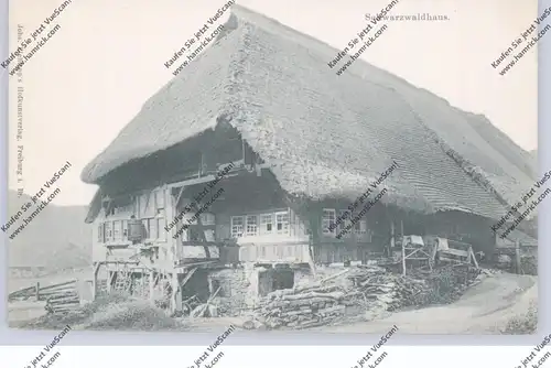 LANDWIRTSCHAFT - Bauernhaus im Schwarzwald, ca. 1900