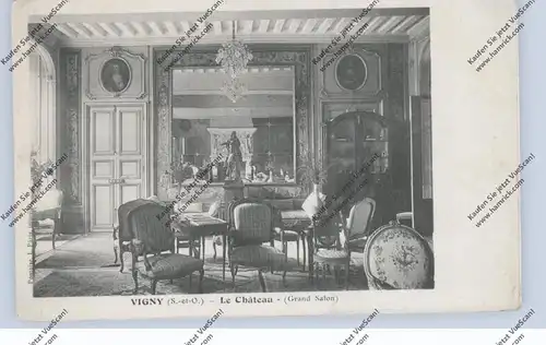 F 95450 VIGNY, Le Chateau, Grand Salon