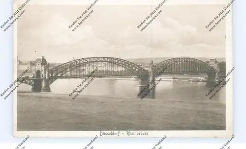 4000 DÜSSELDORF, Rheinbrücke, 1921