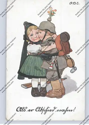 KINDER - Künstler-Karte, Künstler-Karte Engelhard P.O.E., Abschied