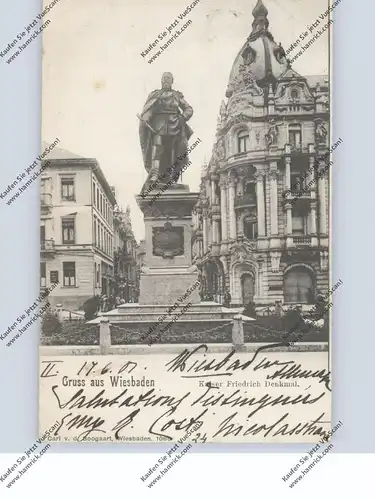 6200 WIESBADEN, Kaiser Friedrich Denkmal, 1901, Boogaart