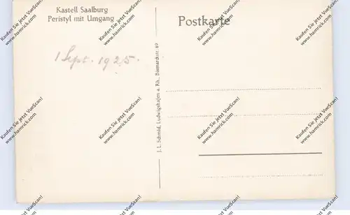 6380 BAD HOMBURG, Saalburg, Peristyl und Umgang