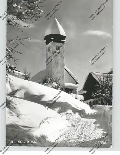 CH 7017 FLIMS GR, Fidazer Kirchlein, 1965, Eichhörnchen Poststempel