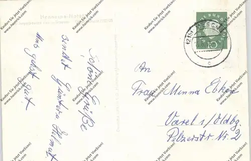 5778 MESCHEDE, Hennesee-Hotel, Luftaufnahme 1960