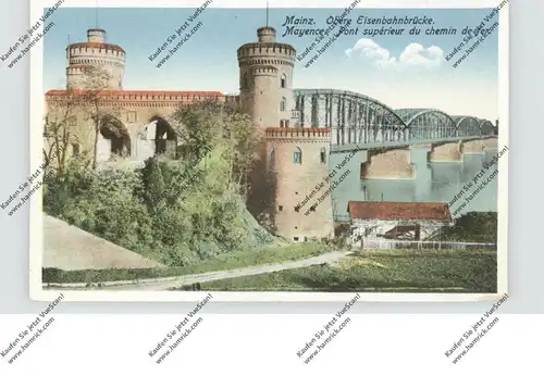 6500 MAINZ, Obere Eisenbahnbrücke, 20er Jahre