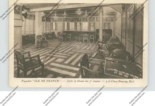 SPIELE - DOMINO, Paquebot Ile de France