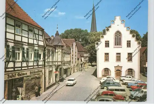 3492 BRAKEL, Rathaus, Marktplatz, OPEL, FORD, VOLKSWAGEN