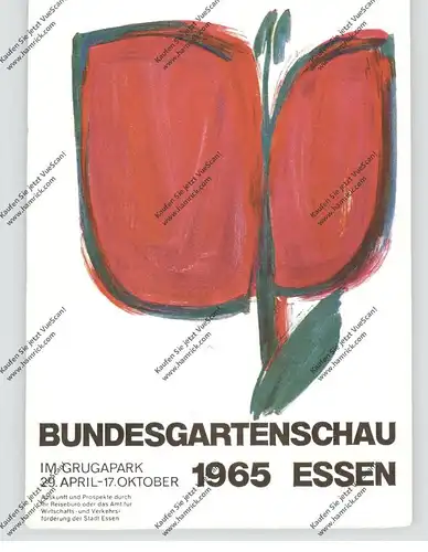4300 ESSEN, Bundesgartenschau 1965, Plakatansicht