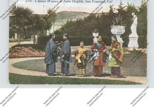 VÖLKERKUNDE / Ethnic - CHINA - CHINESE Women at Sutro Heights