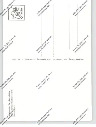 5952 ATTENDORN, Tropfsteinhöhle, Ruhmeshalle
